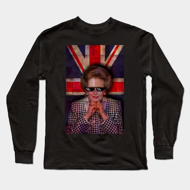 Margaret thug life art Long Sleeve T-Shirt by Skull-blades